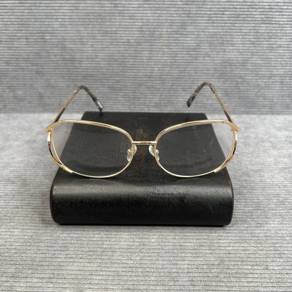 Reverb Gold Aviator Geometric Y2k Eyeglasses Frames 61-16-140 RVLOS4000 717